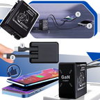 Retractable Cable Dual Charger