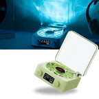 Retro-Style Waves Vinyl Player