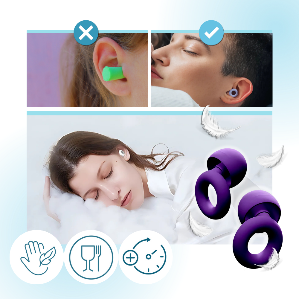 Bouchons d'oreille en silicone