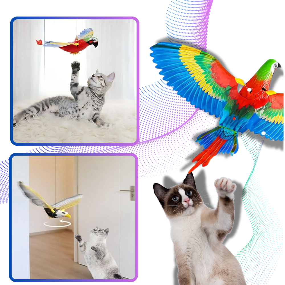 Simulated Flying Bird Cat Toy