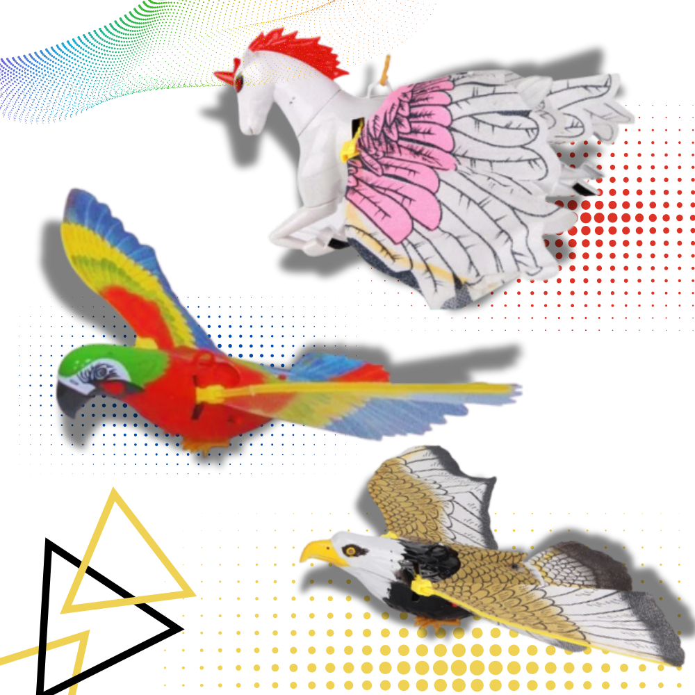 Simulated Flying Bird Cat Toy