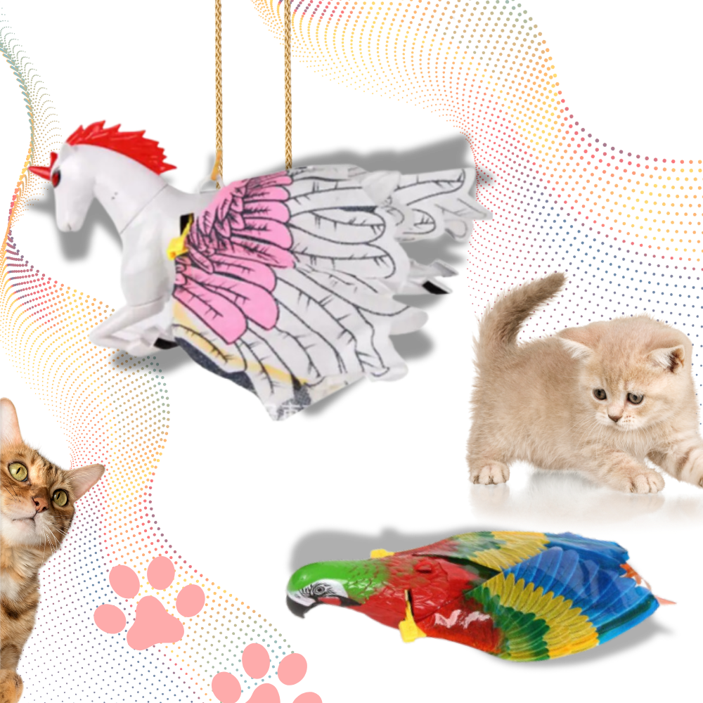 Simulated Flying Bird Cat Toy