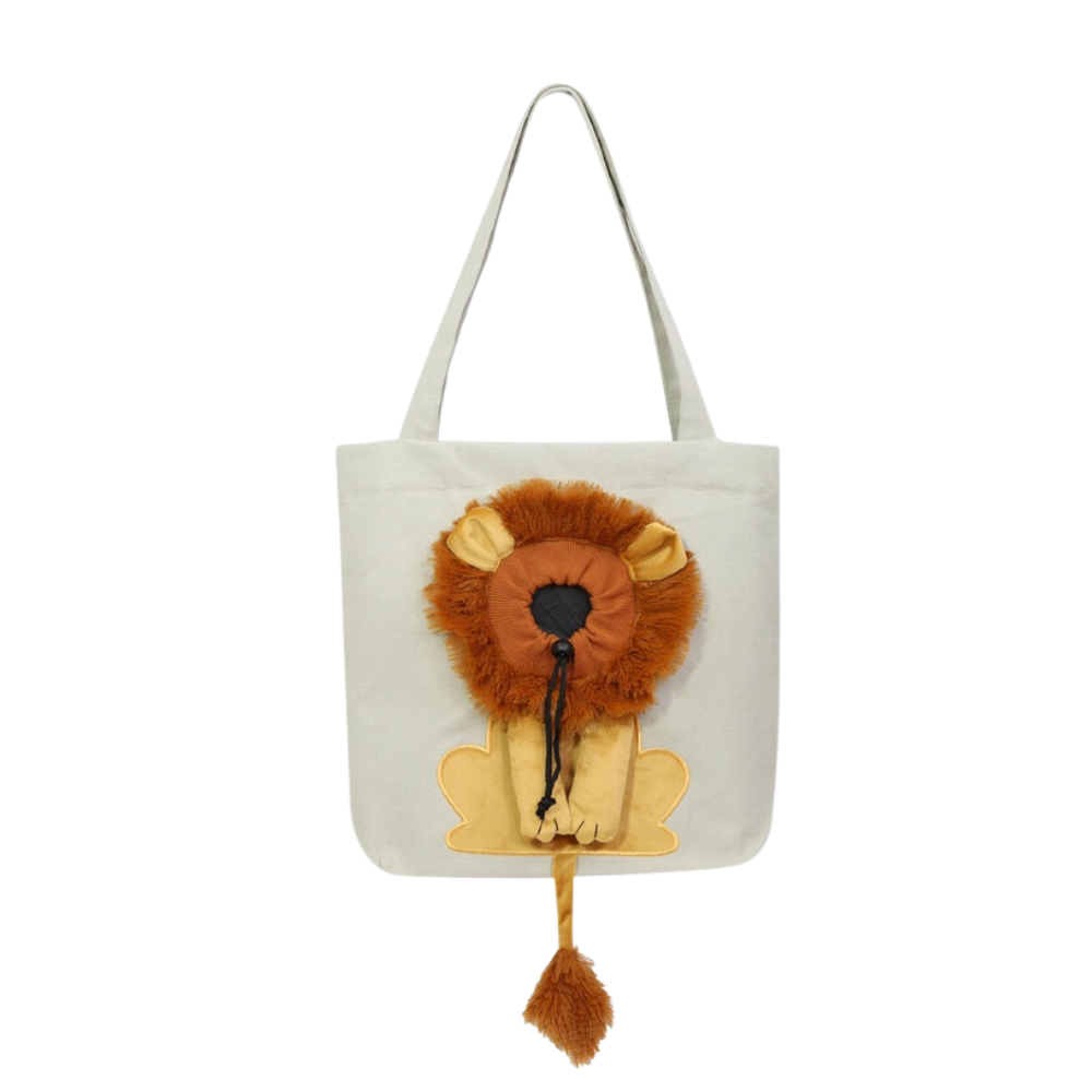 Soft & Breathable Lion Cat Bag