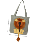 Soft & Breathable Lion Cat Bag