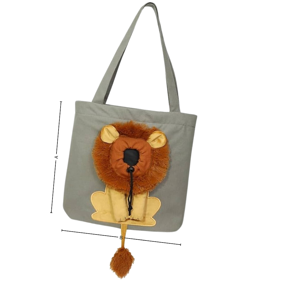 Soft & Breathable Lion Cat Bag