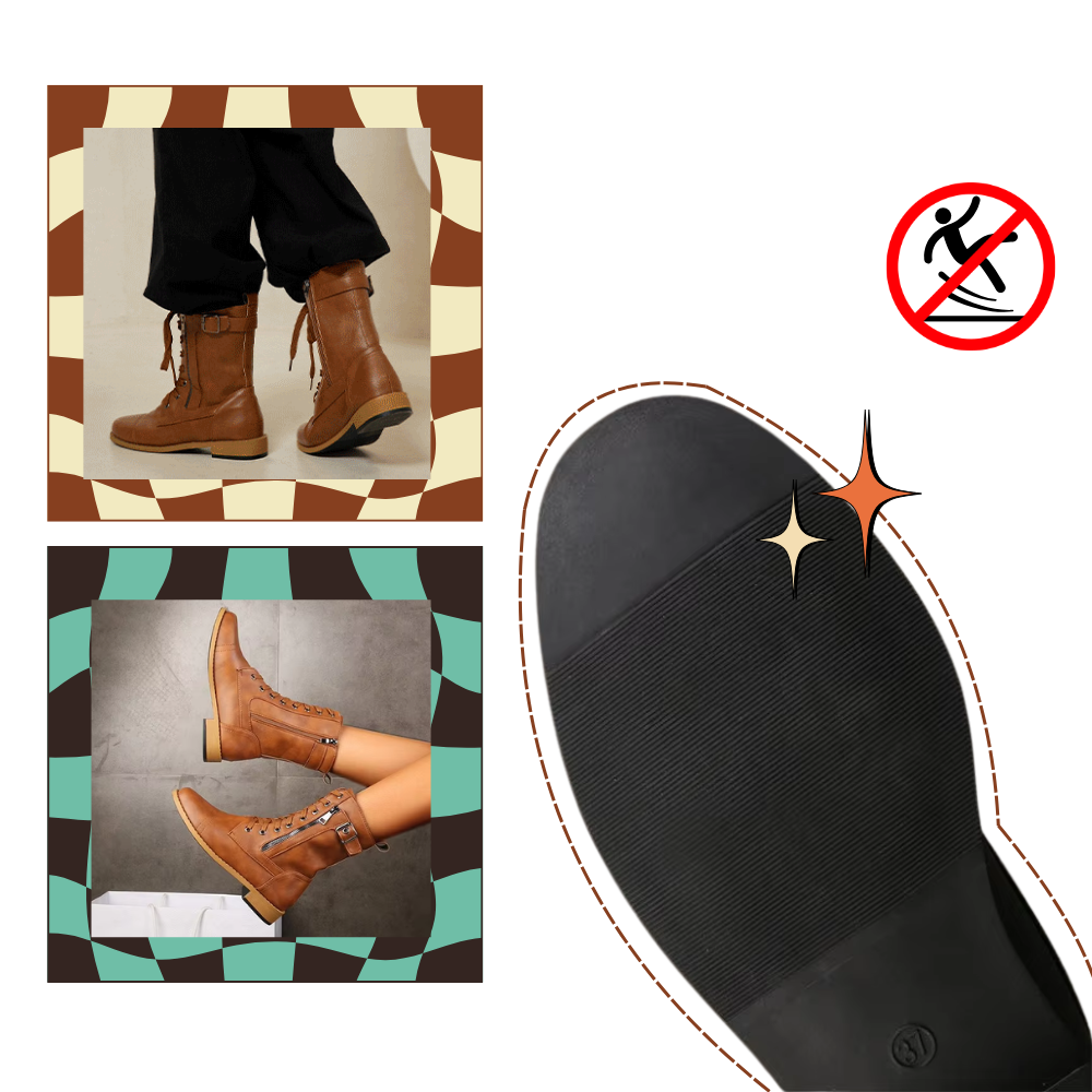 Bottes élégantes et antidérapantes