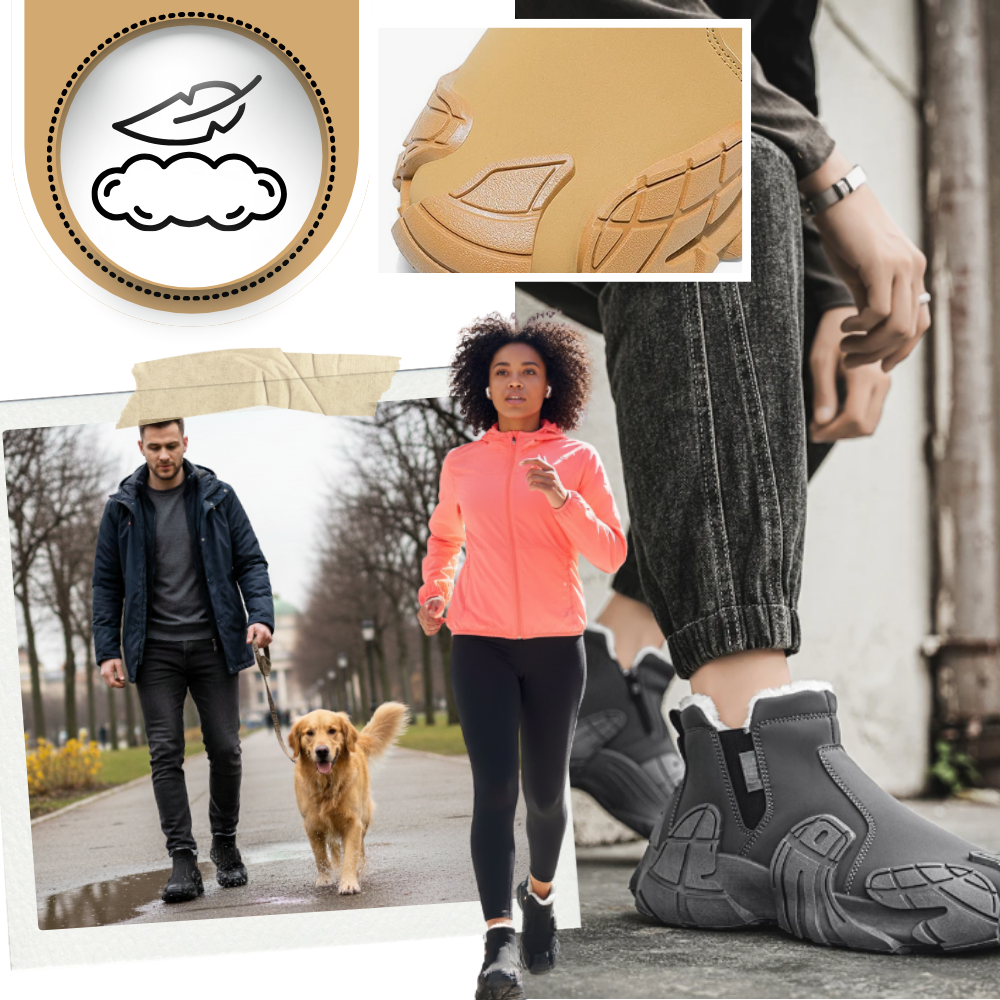 Bottines imperméables élégantes pour hommes