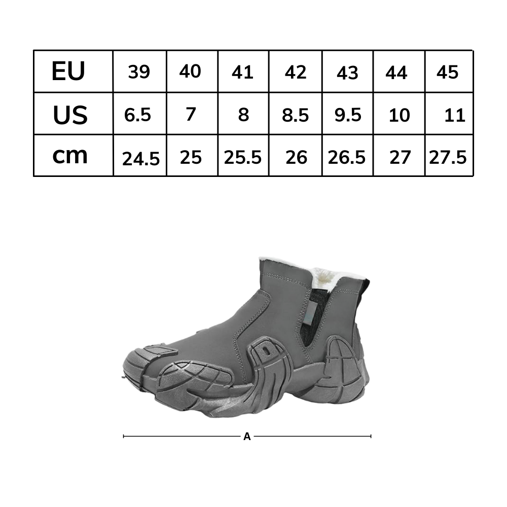 Bottines imperméables élégantes pour hommes