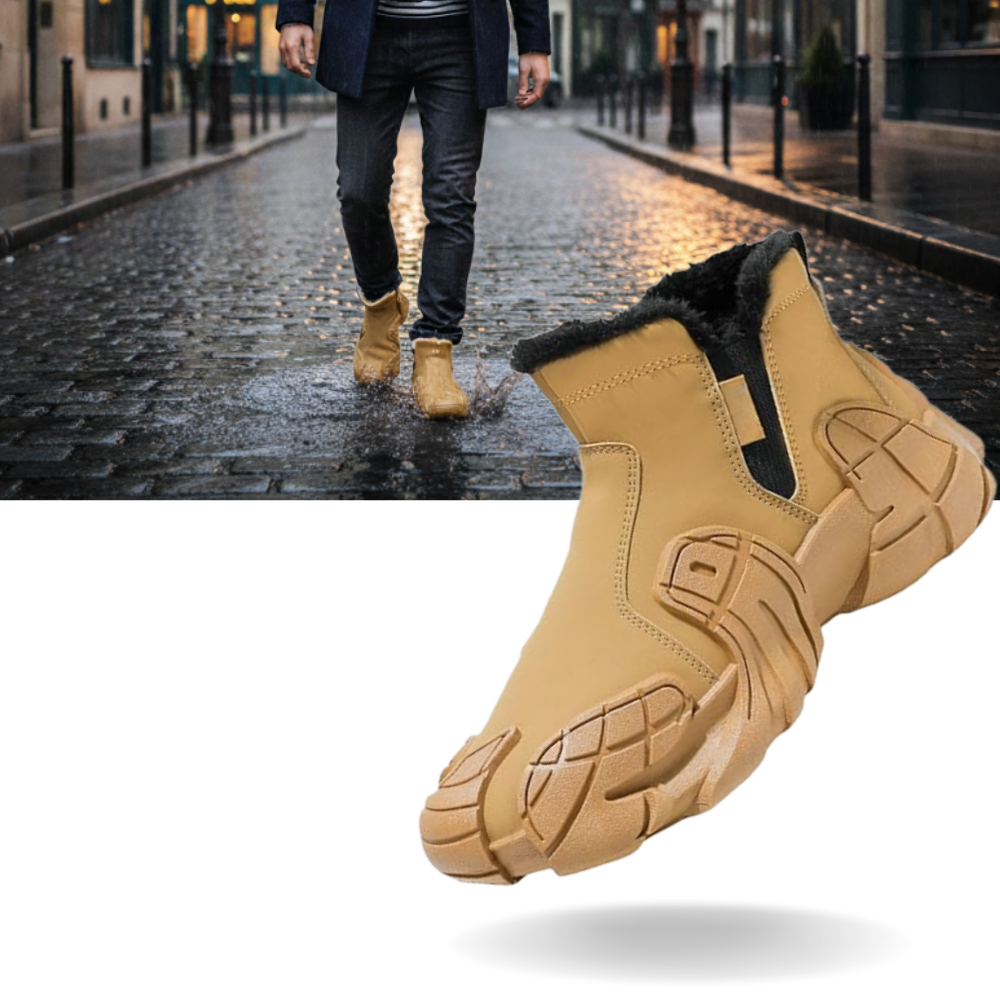 Bottines imperméables élégantes pour hommes