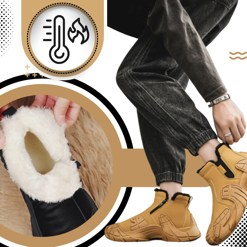 Bottines imperméables élégantes pour hommes