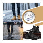 Bottines imperméables élégantes pour hommes