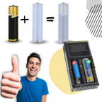 Universal AAA to AA Battery Converter