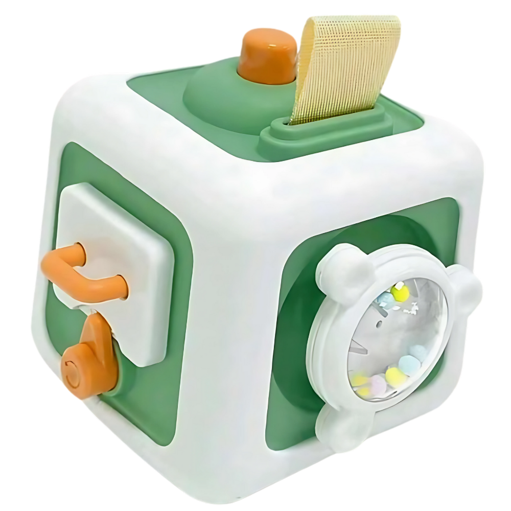 Vibrant 6 in 1 Busy Cube Sensory Toy