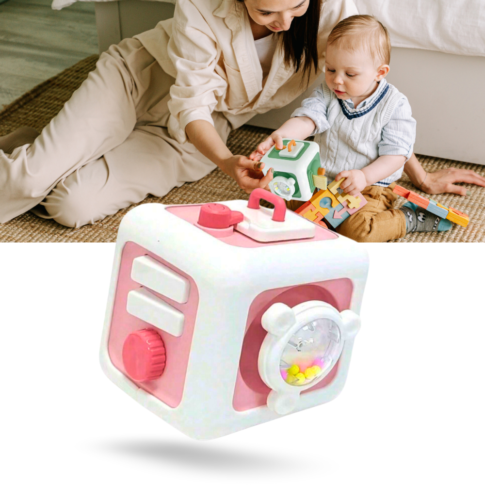 Vibrant 6 in 1 Busy Cube Sensory Toy