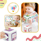 Vibrant 6 in 1 Busy Cube Sensory Toy