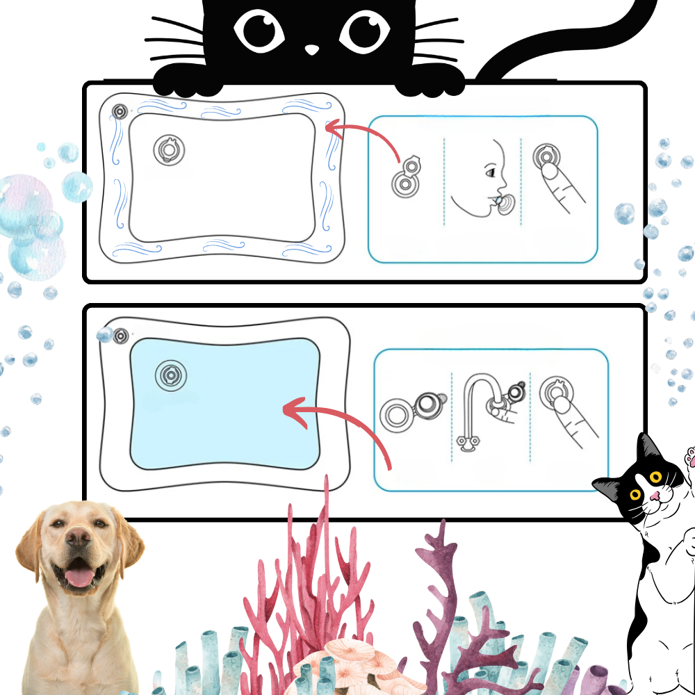 Vibrant Pet Water Mat