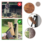 Wall-Mounted Firewood Kindling Splitter