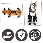 Bottes à bretelles imperméables pour chiens